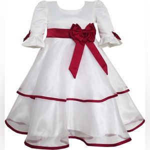 Annabelle White Satin Halloween Dress Costume Girls Size 8